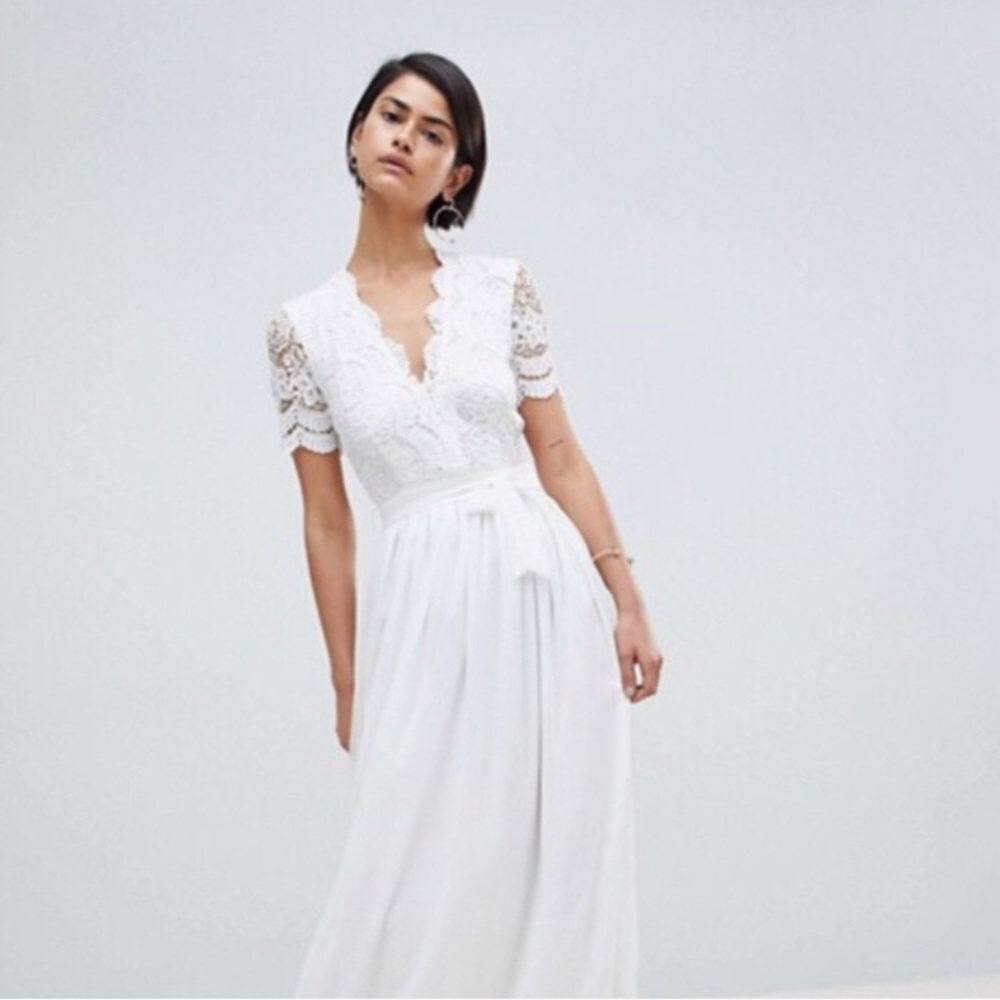 ASOS white dress